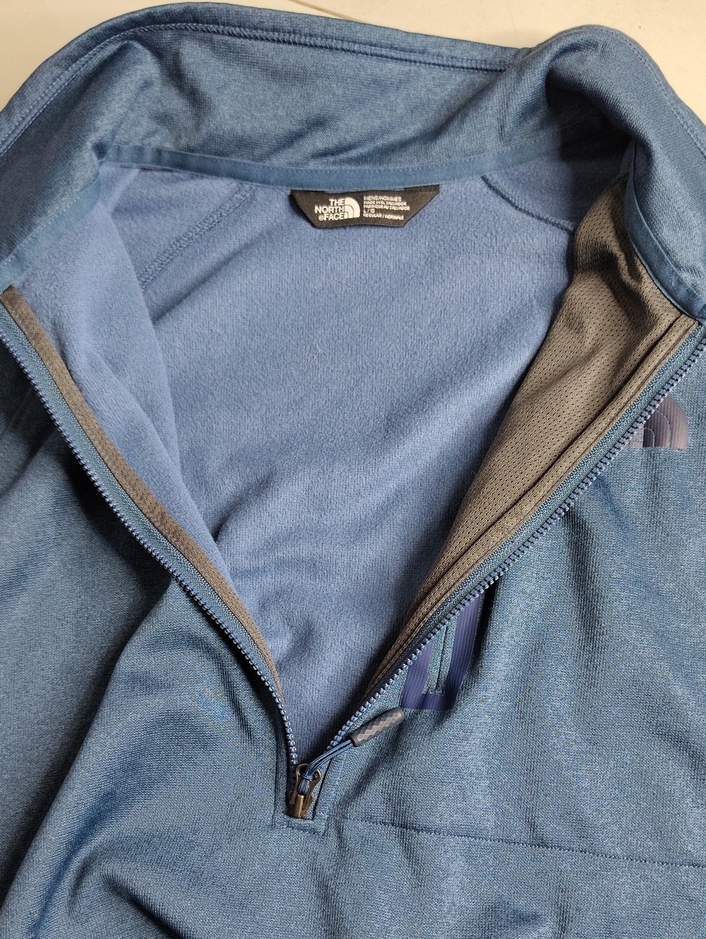 The North Face Canyonlands Half Zip Fleece Pullover Shady Blue Heather Size L - Picture 13 of 15